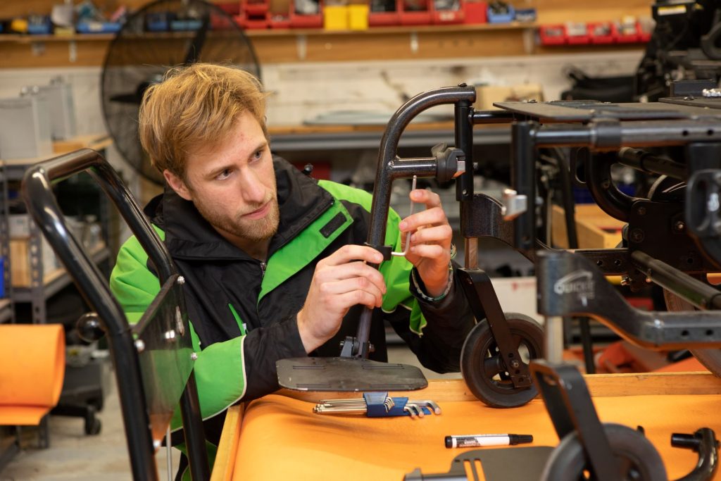 Wheelchair and disability equipment technician training